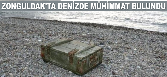 Zonguldak'ta denizde mühimmat bulundu