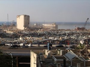 Beyrut Limanı korkunç patlamanın tüm izlerini hala taşıyor