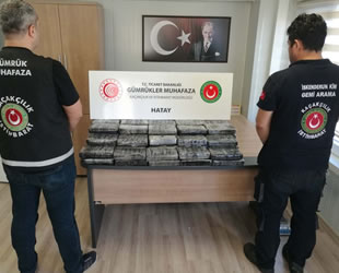 Kolombiya'dan İskenderun Limanı'na gelen gemide 72 kilo kokain ele geçirildi