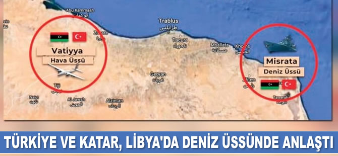 Türkiye ve Katar, Libya'da deniz üssü kurma konusunda anlaştı