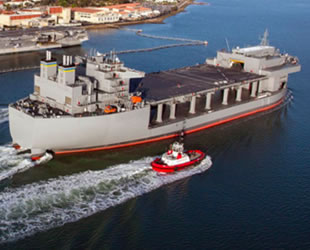USS Hershel Woody Williams isimli ABD savaş gemisi, gerilimin sürdüğü Doğu Akdeniz’e geldi