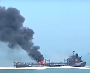 Çin'de LONG QING 1 isimli petrol tankeri ile yük gemisi çatıştı: 14 kişi kayıp