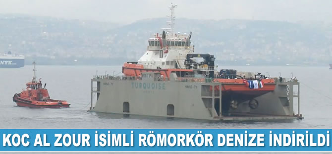 UZMAR tarafından inşa edilen KOC AL ZOUR isimli römorkör denize indirildi