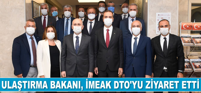 Ulaştırma ve Altyapı Bakanı Adil Karaismailoğlu, İMEAK Deniz Ticaret Odası'nı ziyaret etti