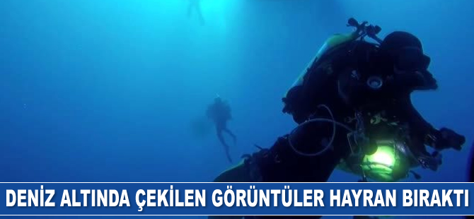 Deniz altında çekilen görüntüler hayran bıraktı