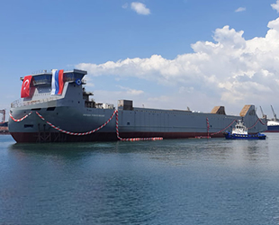 Kuzey Star Tersanesi’nin inşa ettiği Marshal Rokossovsky isimli Ro-Ro gemisi denize indirildi