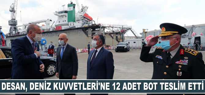 Desan Tersanesi, Deniz Kuvvetleri Komutanlığı’na 12 adet bot teslim etti