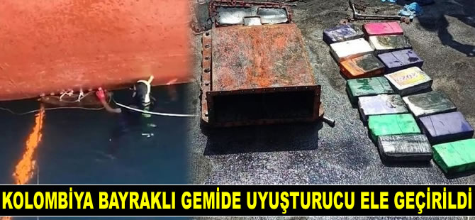 Zonguldak'ta Kolombiya bayraklı gemide kokain ele geçirildi