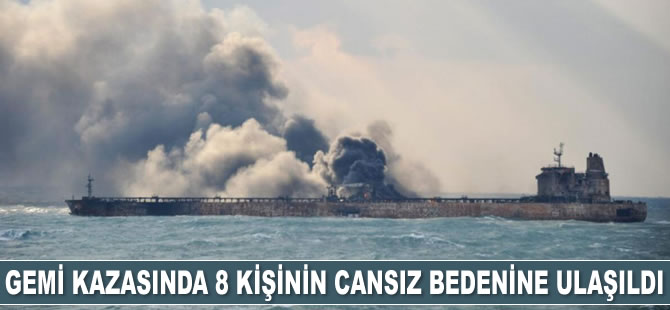 Çin’deki gemi kazasında 8 kişinin cansız bedenine ulaşıldı