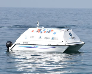 İnsansız tekne ‘Doris’ deniz üstünden çöp topladı