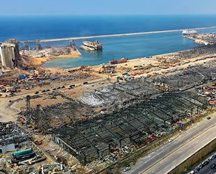 Beyrut Limanı’nda tehlike oluşturan maddeler tahliye edildi