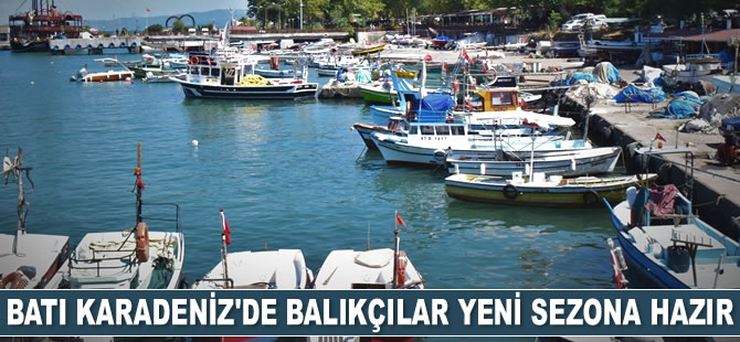 Batı Karadeniz'li balıkçılar, yeni sezon hazırlıklarını tamamladı