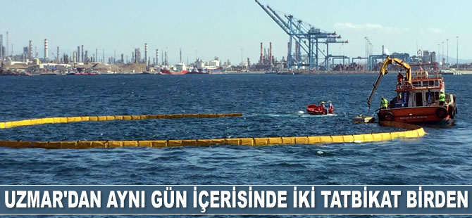 UZMAR, aynı günde içerisinde iki tatbikat gerçekleştirdi