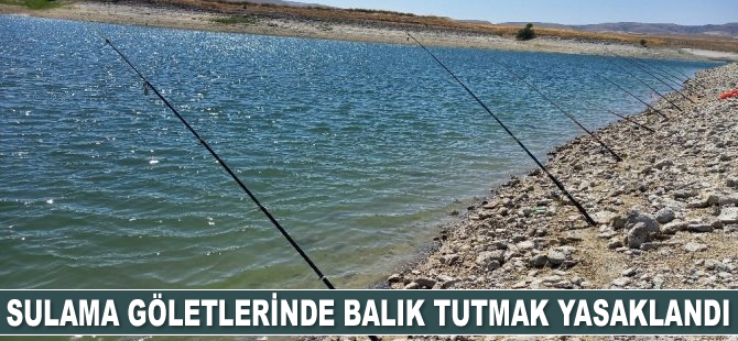 Günyüzü sulama göletlerinde balık tutmak yasaklandı