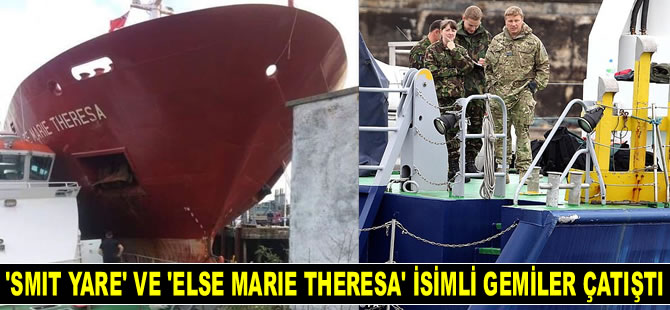 'SMIT YARE' isimli eğitim gemisi ile 'Else Marie Theresa' isimli gemi çatıştı