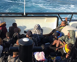 Marmaris’te 41 düzensiz göçmen kurtarıldı