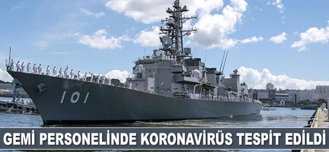 Japon savaş gemisinin personelinde koronavirüs tespit edildi