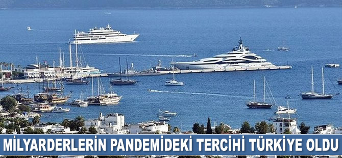 Bodrum, Marmaris ve Göcek’e 2 ayda 90 mega yat geldi