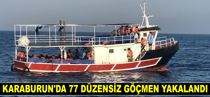 İzmir’de 77 düzensiz göçmen yakalandı