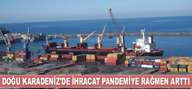 Doğu Karadeniz’de ihracat pandemiye rağmen arttı