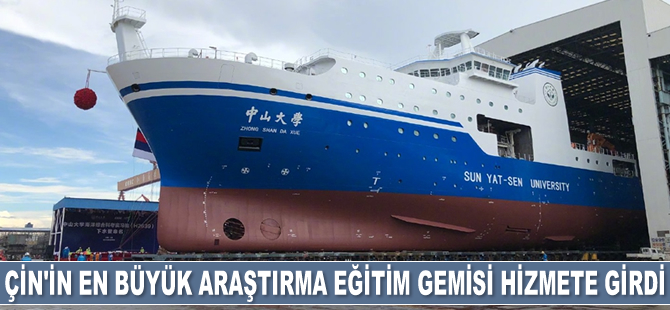 Sun Yat-sen Üniversitesi oşinografi eğitim gemisi hizmete girdi
