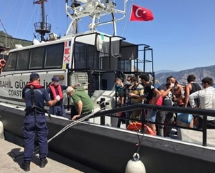 Marmaris’te 35 düzensiz göçmen yakalandı