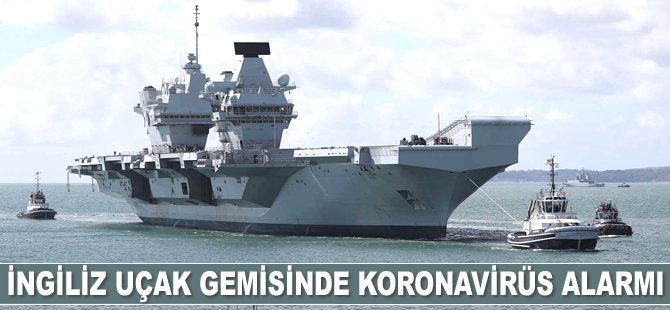 ‘HMS Queen Elizabeth’ uçak gemisi yolculuğunu erteledi