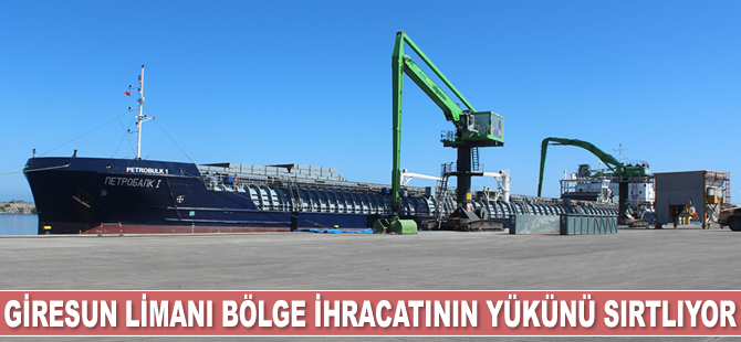 Giresun Limanı bölge ihracatının yükünü sırtlıyor