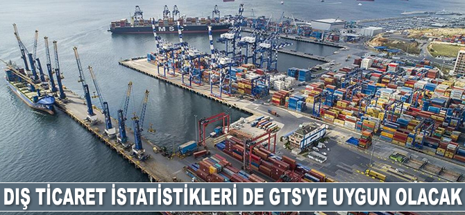 Girişim özelliklerine göre dış ticaret istatistikleri de GTS'ye uygun olacak