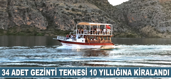 Birecik ve Halfeti'de 34 adet gezinti teknesi 10 yıllığına kiralandı