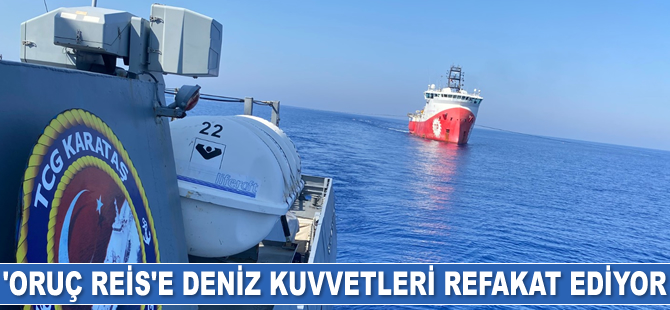 Araştırma ve sondaj gemilerine Türk Deniz Kuvvetleri refakat ediyor