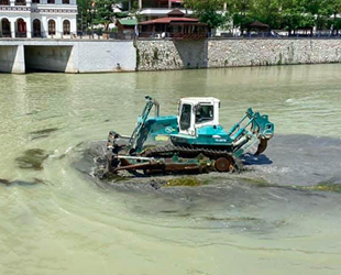 Yeşilırmak temizlik çalışmaları tamamlandı