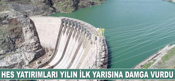 Hidroelektrik santral yatırımları yılın ilk yarısına damga vurdu