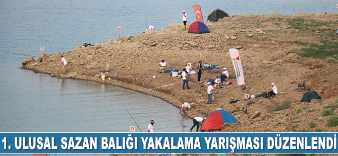 Kahramanmaraş’ta ‘1. Ulusal Sazan Balığı Yakalama Yarışması’ düzenlendi