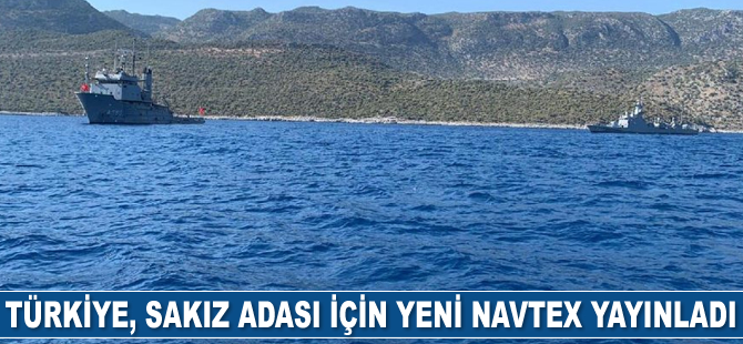 Türkiye, Sakız Adası için yeni NAVTEX yayınladı