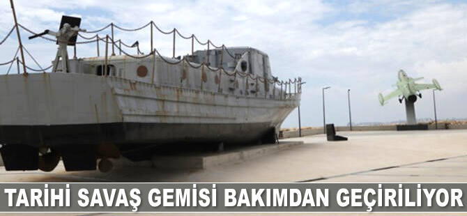 Şehit Teğmen Caner Gönyeli gemisi bakımdan geçiriliyor