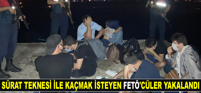 Sürat teknesi ile Sisam Adası'na kaçmak isteyen FETÖ'cüler yakalandı