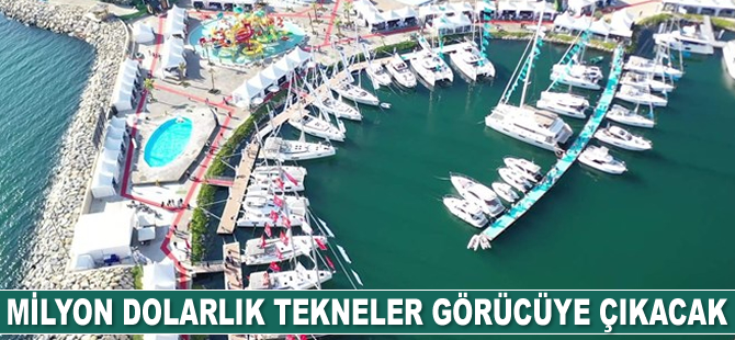 Milyon dolarlık tekneler 7 Kasım’da Tuzla’da görücüye çıkacak