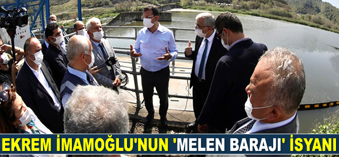 Ekrem İmamoğlu, Melen Barajı’nda incelemelerde bulundu