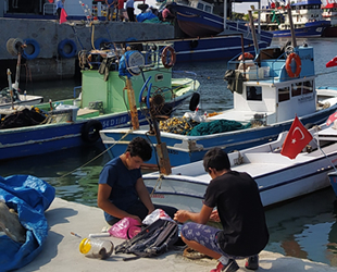 Yüzlerce balıkçı Akçakoca esnafının yüzünü güldürdü