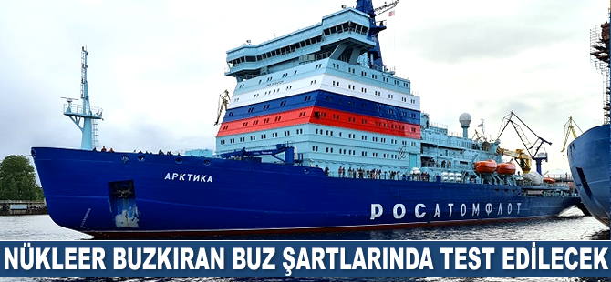 ‘Arktika’ isimli nükleer buzkıran deneme seferlerinin ikinci aşamasını tamamladı
