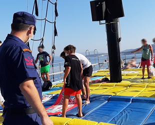 Gezi teknelerinde maske ve sosyal mesafe denetimi yapıldı