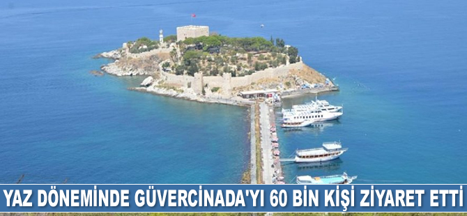 Kuşadası’nın simgesi Güvercinada’yı 60 bin kişi ziyaret etti