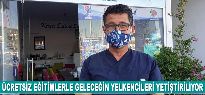 Kemer'de ücretsiz eğitimlerle geleceğin yelkencileri yetiştiriliyor