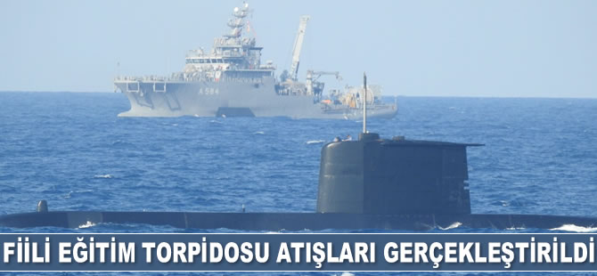 Deniz Kuvvetleri Komutanlığı, İzmir’de fiili eğitim torpidosu atışları gerçekleştirdi