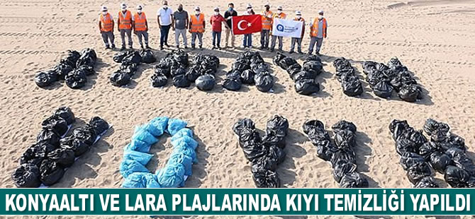Konyaaltı ve Lara plajlarında kıyı ve dip temizliği yapıldı