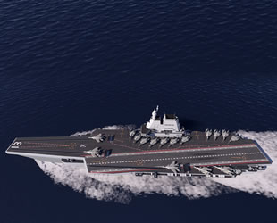 ABD, Çin'in uçak gemisinin inşasını görüntüledi