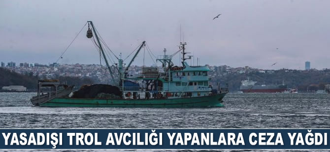 İstanbul Boğazı ve Marmara Denizi'nde yasadışı trol avcılığı yapanlara ceza yağdı