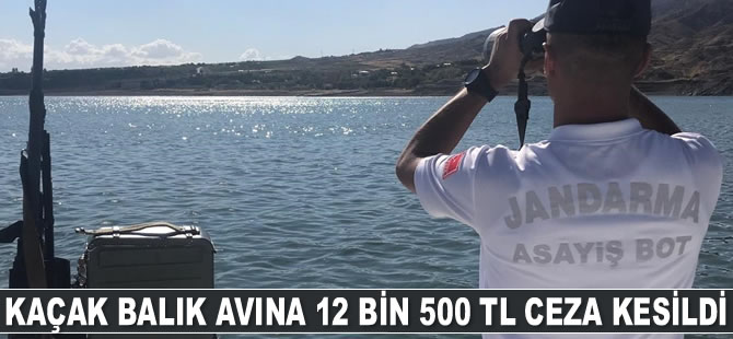 Elazığ'da kaçak balık avına 12 bin 500 TL ceza kesildi