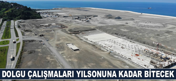 Rize-Artvin Havalimanı'nın dolgu çalışmaları yılsonuna kadar bitecek